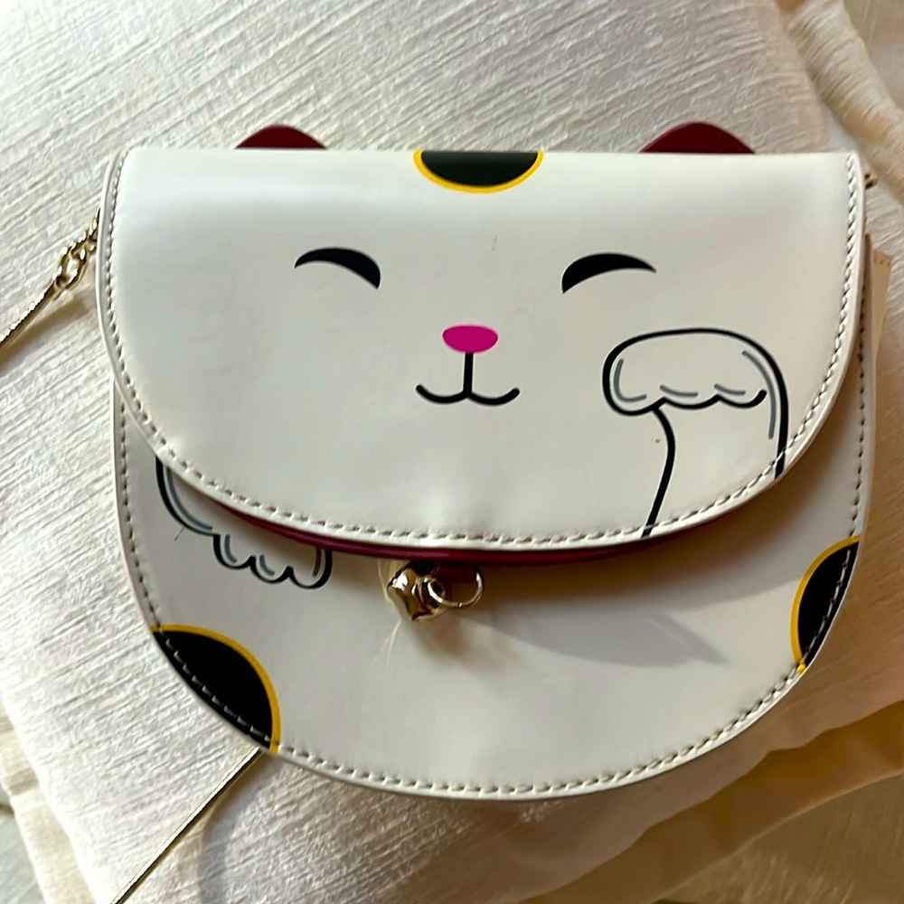 Kate spade RARE tonti street lucky cat crossbody maneki neko